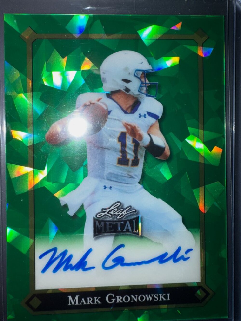 Mark Gronowski Auto 92L-MG1 | 2025 Leaf Metal 2/3